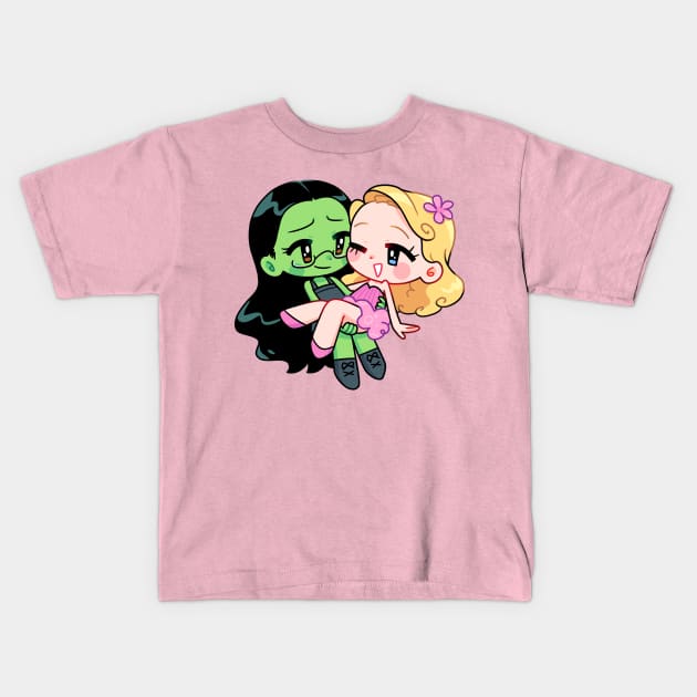 Gelphie Chibis Kids T-Shirt by scrims